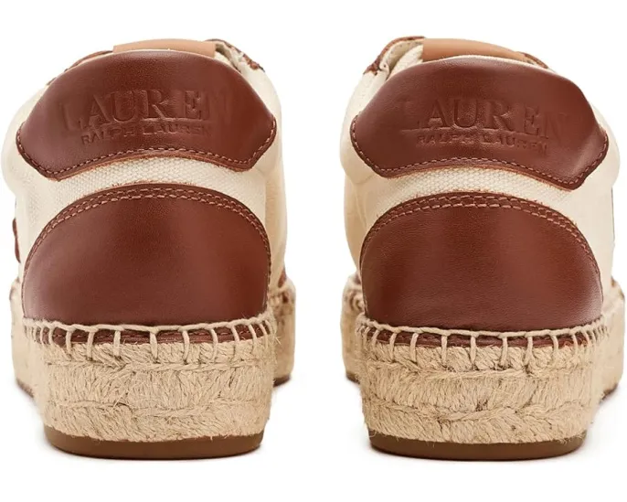 Эспадрильи-кроссовки Lauren Ralph Lauren Luize из холста и кожи наппа
