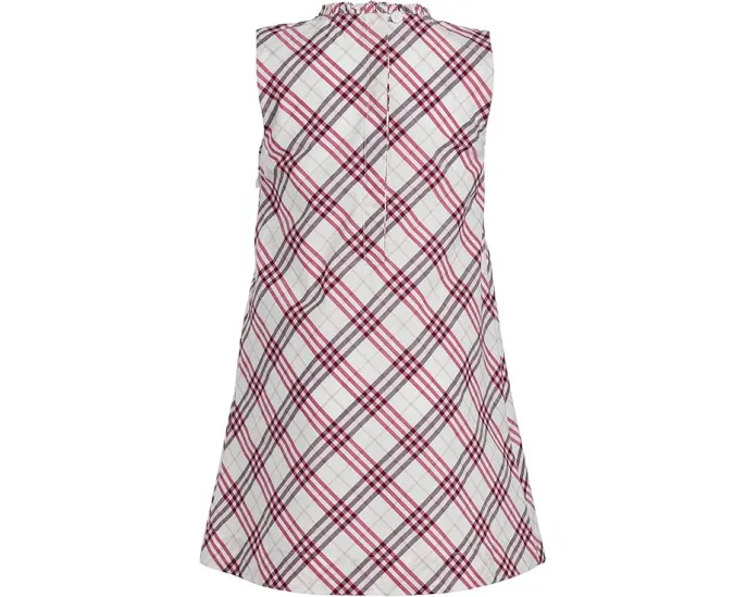 Платье Burberry Kids Yvette для малышей без рукавов в клетку