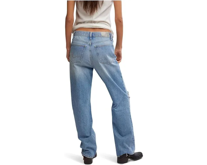 Джинсы We The Free Holly с клешем и высокой посадкой от Free People