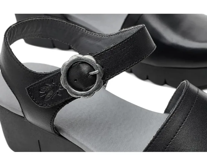 Сандалии FLY LONDON Vizi385fly на платформе с ремешком на щиколотке и пряжкой