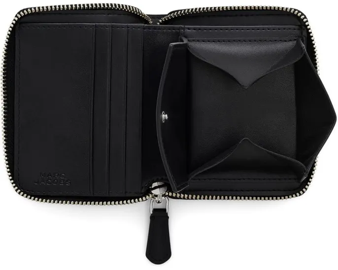 Компактный кожаный кошелек Marc Jacobs The Everyday Slim для денег и карт