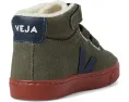 Детские зимние кроссовки VEJA Small Esplar Mid с круглым носком и застежкой на липучках
