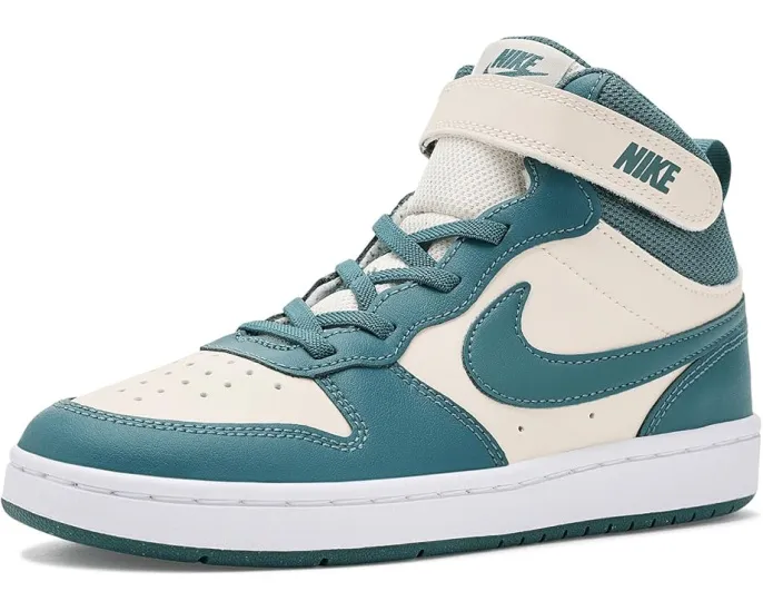 Кроссовки Nike Kids Court Borough Mid 2 для младших детей с застежкой на липучке