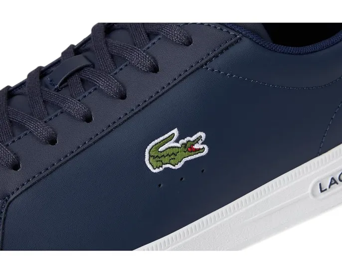 Кроссовки Lacoste Court Base из кожи с круглым носком и удобной стелькой