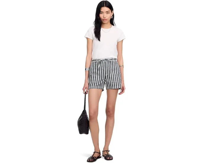 Шорты Madewell Utility E Back в полоску