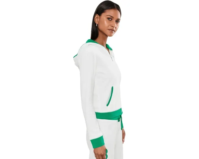 Juicy Couture Melrose приталенная длинная куртка Heritage с капюшоном