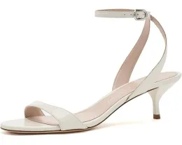 Босоножки Kellie Sandals 50 Stuart Weitzman на каблуке 5 см кремового цвета