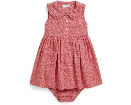 Хлопковое платье с цветочным принтом и шорты Polo Ralph Lauren для малышей
