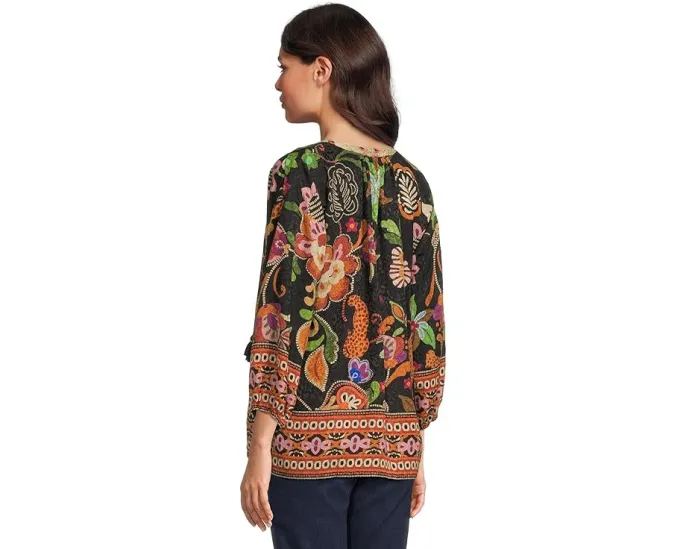 Блуза Margot с ярким цветочным принтом Johnny Was