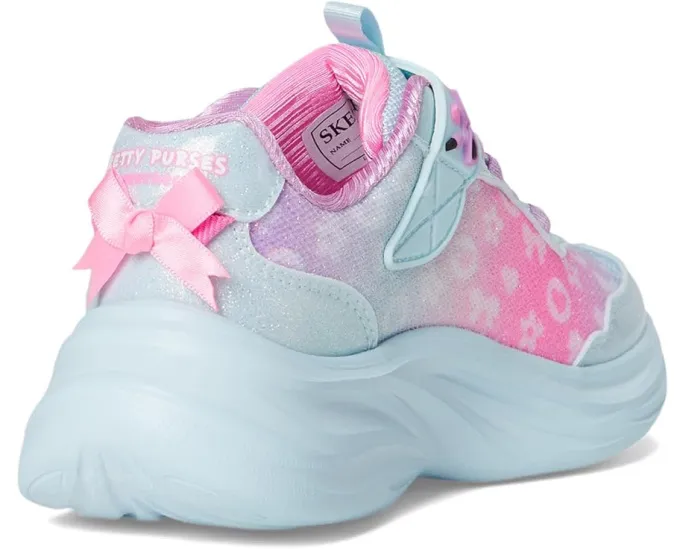 Детские кроссовки SKECHERS KIDS Power Jams 2.0 с подсветкой и сердечками
