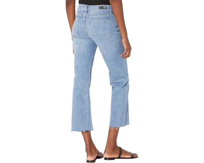 Джинсы KUT from the Kloth Kelsey с высокой посадкой и расклешенным низом