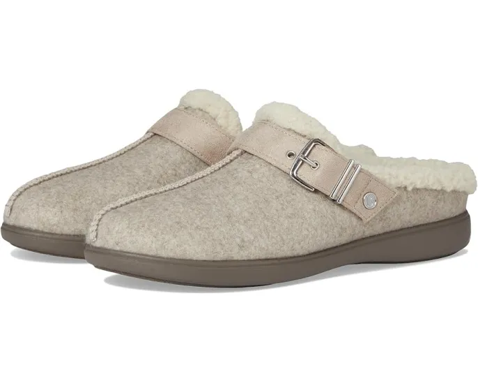 Тапочки-слипоны Bzees Eternity из флиса с искусственным мехом