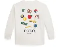 Футболка Polo Ralph Lauren Kids с длинным рукавом и принтом для младенцев