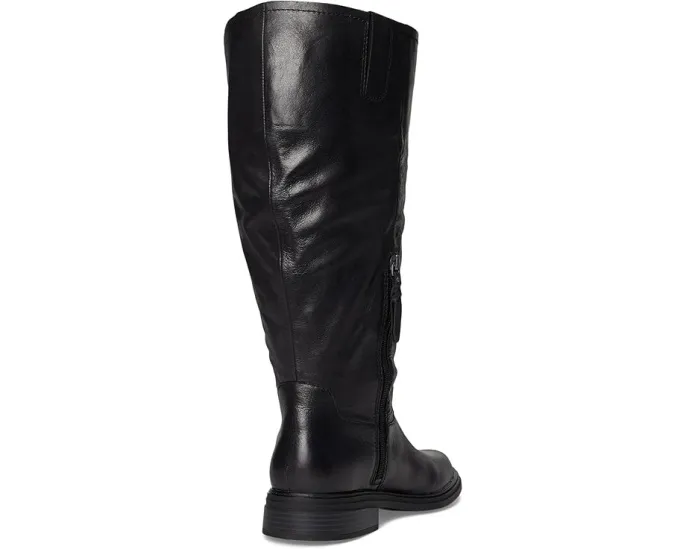 Высокие сапоги Ontime Extra Wide Calf до колена с круглым носком и боковой молнией