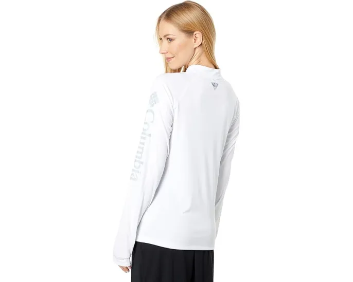 Футболка Columbia Tidal Tee 1/4 Zip с защитой от солнца UPF 50 и отводом влаги