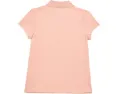 Детское поло Lacoste с воротником фестончиком Scallop Collar Polo