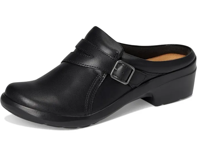 Слипоны Clarks Angie Braley из премиальной кожи с амортизирующей подошвой EVA