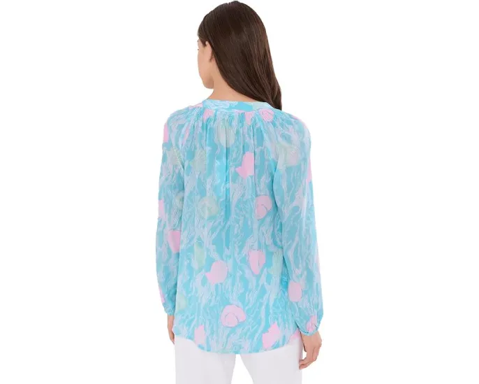 Блуза Elsa Top из шелка Lilly Pulitzer