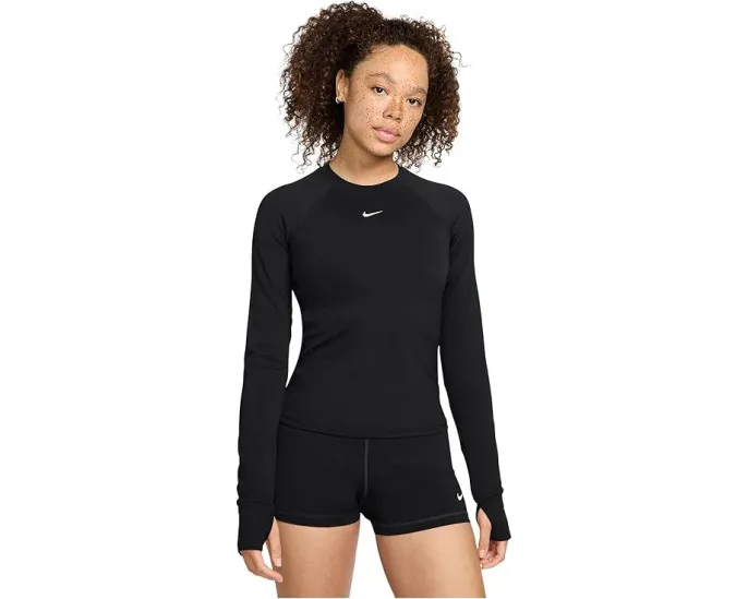 Топ Nike Pro Dri-FIT с длинным рукавом и отверстиями для большого пальца