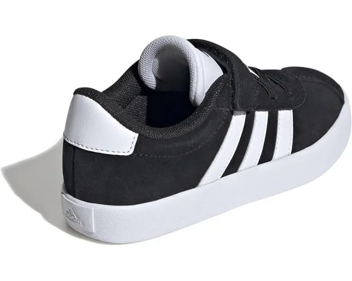 Кроссовки Adidas VL Court 3.0 с эластичными шнурками для детей