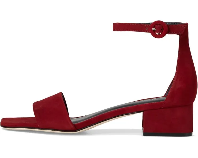 Босоножки на каблуке Bernardo Jalena с ремешками и квадратной пряжкой