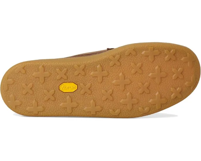 Тапочки Lodge Moc с подошвой Vibram и кожаным верхом в стиле мокасин