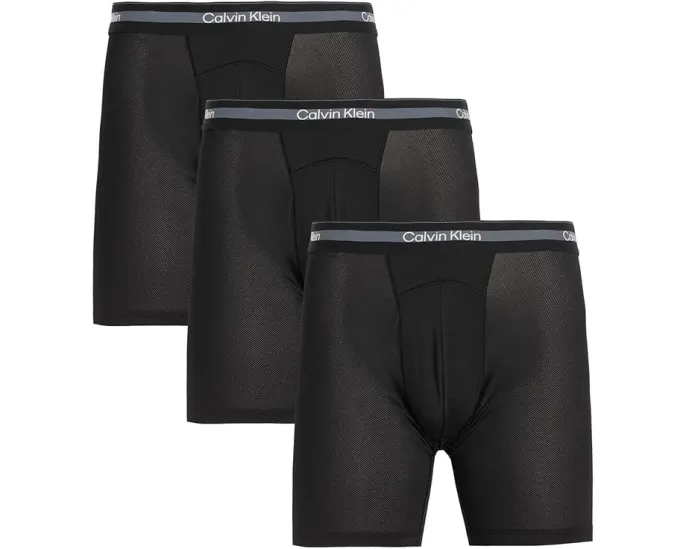 Боксеры Calvin Klein Underwear Icon Active Mesh Long 3 шт удлиненные
