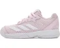 Adidas Courtflash Tennis детские кроссовки розовые с белым