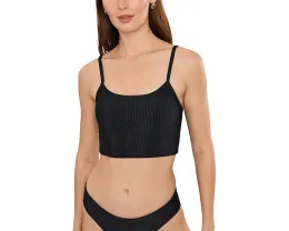 Кроп-топ для плавания Elara от Beach Riot с ребристой тканью