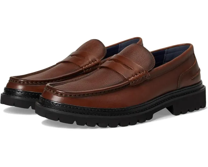 Лоферы Steve Madden Ashland на каблуке из кожи со стелькой из ЭВА