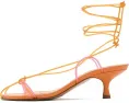 Босоножки Spaghetti Jelly Kitten Heels от FARM Rio на каблуке