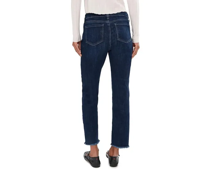 Укороченные джинсы Sheri Fray Hem Ankle от NYDJ с состаренными манжетами