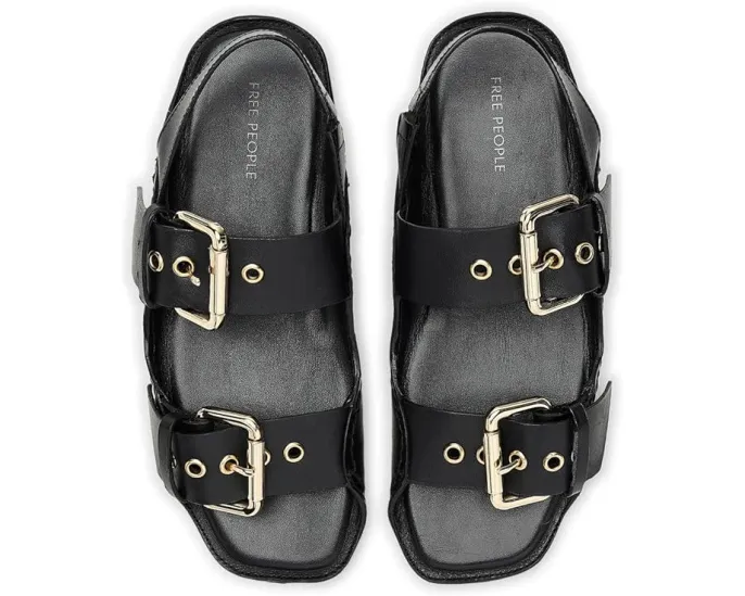 Сандалии Blossom Buckle с массивной пряжкой и стрейч вставкой Free People