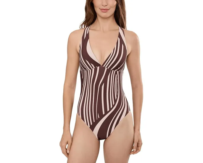 Купальник Coastline с глубоким V-образным вырезом Seafolly