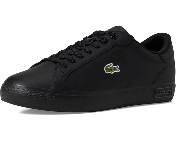 Кожаные кроссовки Lacoste Powercourt с контрастными элементами