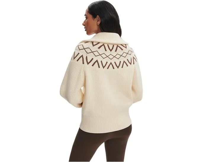 Varley свитер Sigrid Fairisle 1/2 Zip Knit