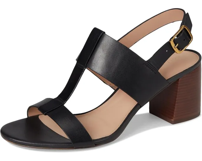 Сандалии Cole Haan Josie T-Strap с квадратным каблуком и регулируемой пряжкой