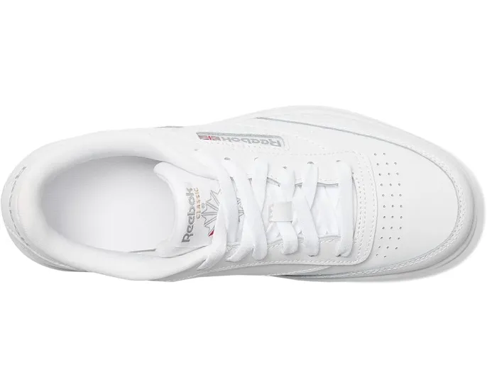 Детские кроссовки Reebok Club C Double с верхом из синтетической кожи и текстиля