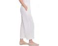 Широкие органические льняные брюки на щиколотке Eileen Fisher