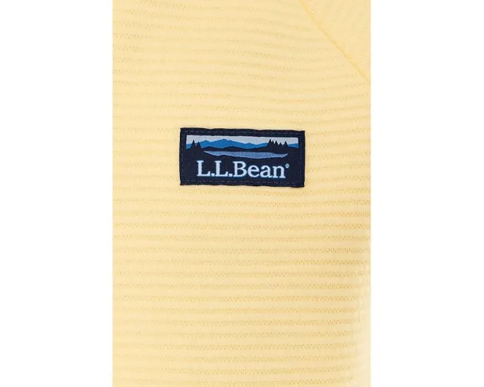 Пуловер L.L.Bean с отворотами и 1/4 застежки на пуговицы