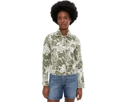 Куртка Tommy Bahama с цветочным принтом и необработанным краем из льна