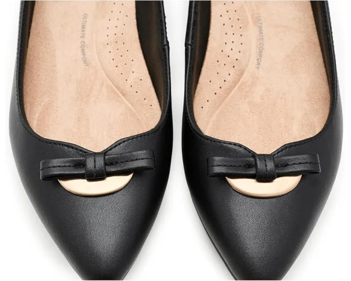 Туфли Natalyn Trim от Clarks из мягкой кожи с декоративным бантом