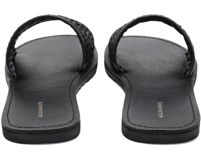 Сандалии Hoxton Slider AllSaints с джутовым верхом