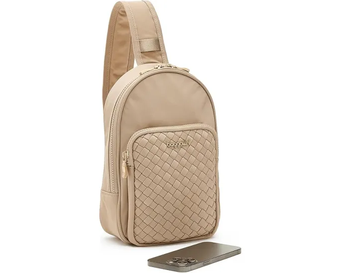 Сумка через плечо Waverly Woven Baggallini с плетеным узором