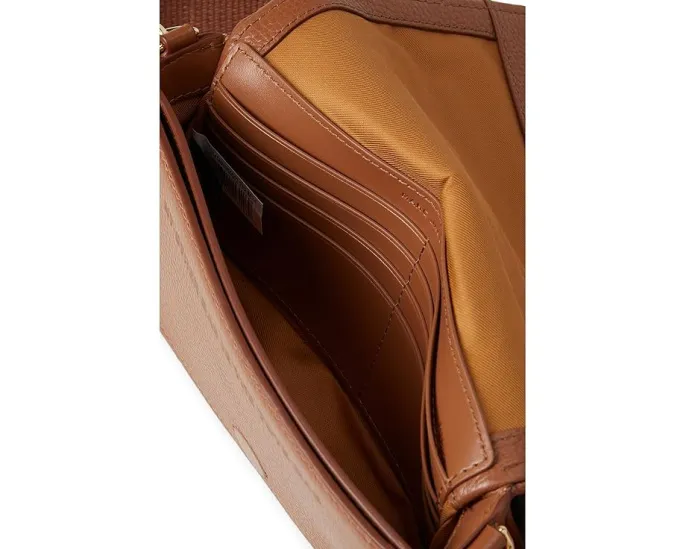 Мини-сумка The Leather Mini Bag из кожи с регулируемым ремнем Marc Jacobs