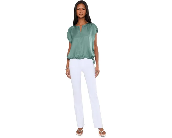 Lightweight Satin Shimmer Square Top