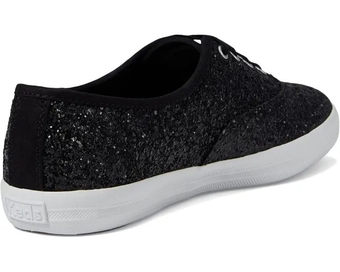 Кроссовки Keds Champion Glitter Lace Up с блестящим верхом и стелькой Softerra