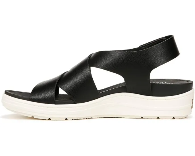 Сандалии Dr. Scholl's Time Off Sea с перекрестными ремешками и поддержкой свода стопы