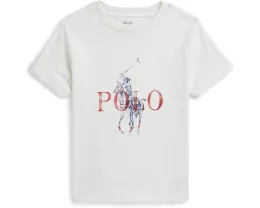Футболка Big Pony из хлопкового джерси для малышей и детей Polo Ralph Lauren Kids