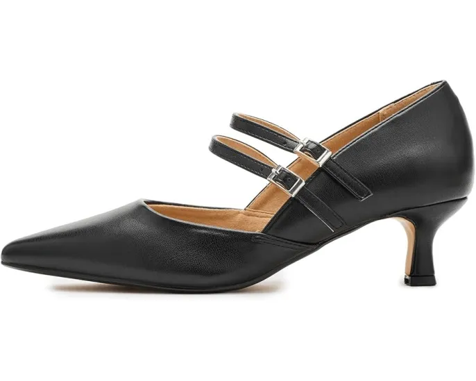 Туфли-лодочки Journee Collection Carnation с ремешком и котячьим каблуком